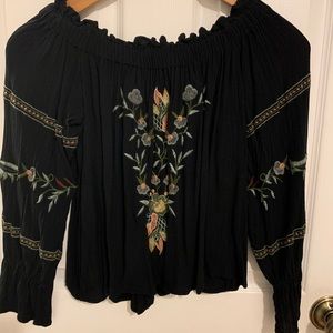 American Eagle flowy off the shoulder top
